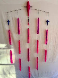 40" Bar with 13" Bird 15" Squid - Big Pinky