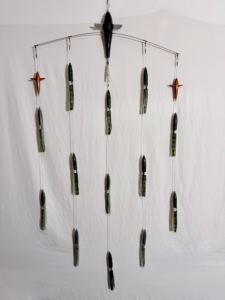 36" Bar with 10" Bird 12" Squid - Green Mac