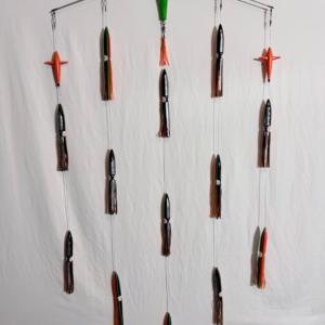 36" Bar with 10" Bird 12" Squid - Halloween